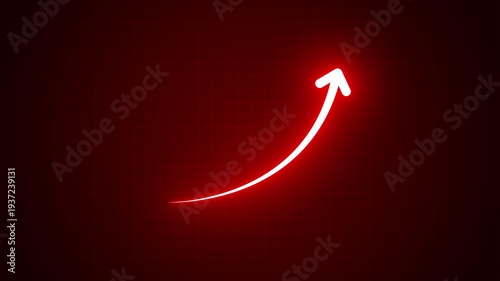 Hand Draw up Arrow With Scribble Animation. Arrow curve growth animation alpha channel. Arrow on transparent background. Different shape arrow icon set. Motion graphics of up arrow concept
