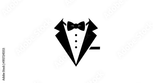 Elegant tuxedo icon for formal events.