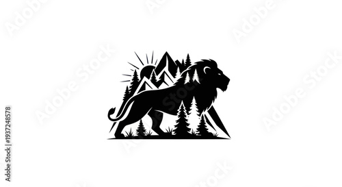 Cartoon panda eating food illustration