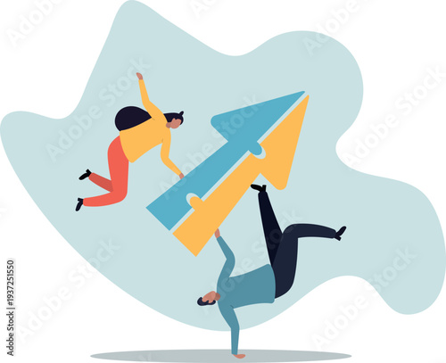 Merger and Acquisitions, partnership or work together, success puzzle, growth solution or cooperation,human life and situation.