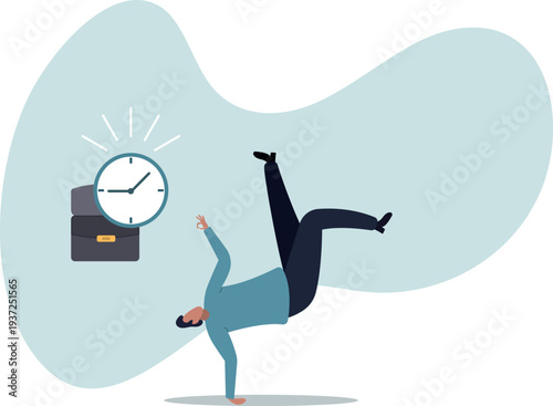 Punctuality, being on time for appointment or schedule, finish work within deadline or timing,human life and situation.