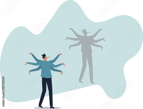 Honesty or trust, liar, fake or business fraud, integrity or telling the truth, false information, cheating or hiding the truth concept,human life and situation.