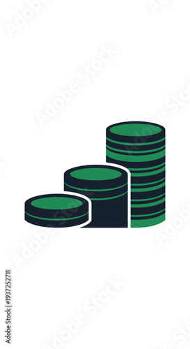 Abstract Graphic Depicting Financial Growth and Rising Profitability in a Clean, Modern Style