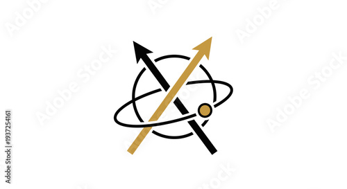 Abstract Logo Design Demonstrating Motion, Direction, Progress, and Business Strategy