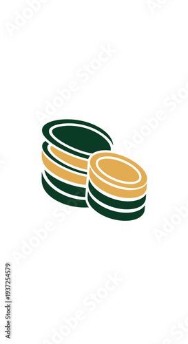 Abstract Representation Of Wealth Symbolizing Financial Prosperity And Investments Growth