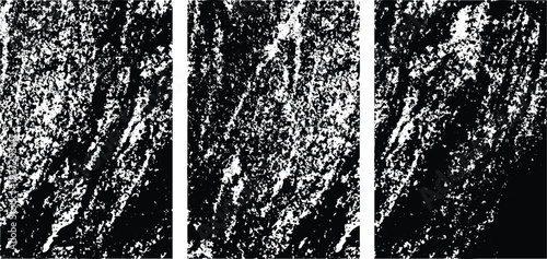 Texture overlay black and white abstract grunge textured with rough diagonal patterns and white vertical lines