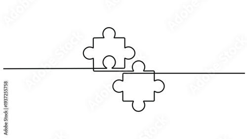 A puzzle piece fitting into place