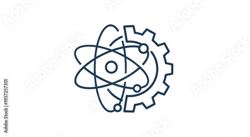 Atom and Gear Representation: Conceptual Design for Technology and Scientific Advancements