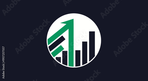Business Growth Visualization Showing Positive Trend and Upward Movement Dynamics
