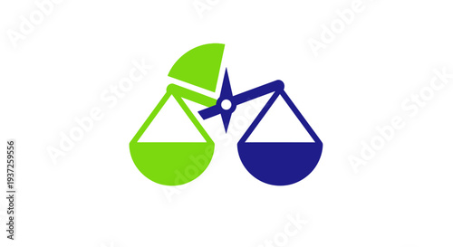 Equilibrium Illustration Depicting Justice, Balance, Fairness, and Impartial Decision-Making