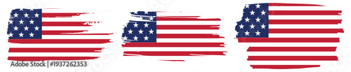 American flag typography designAmerican flag typography design