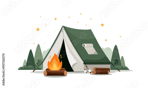  camping under the stars