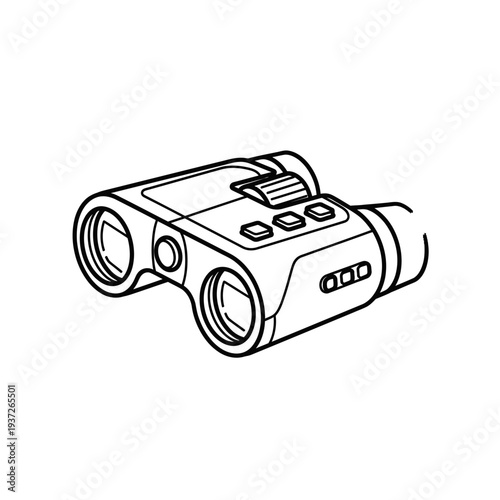 Night Vision Binoculars Device Instrument.