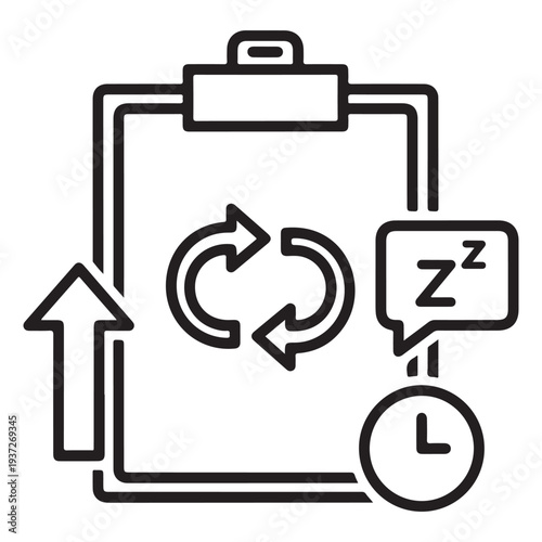 Concept illustration of planning, scheduling, and prioritizing tasks efficiently
