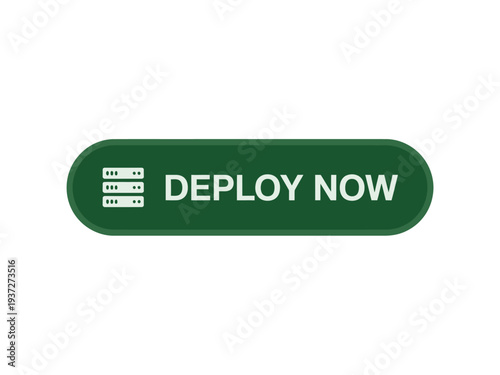 Green Deploy Now Button Icon