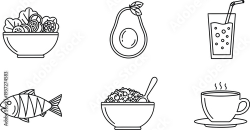 Food and drink illustrations