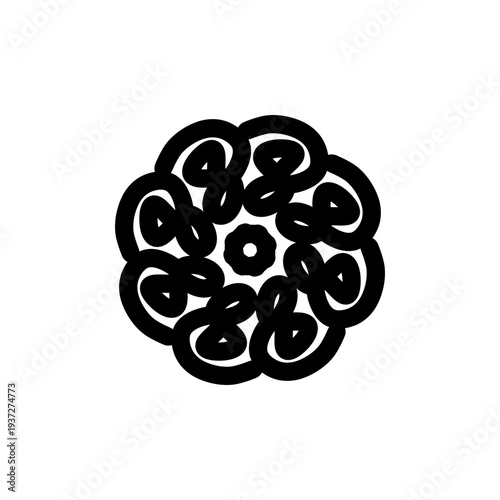 Symbolic Decorative Radial Pattern Crop Circle Design 16