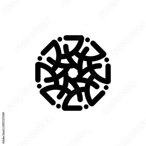 Decorative Sacred Geometry Pattern Crop Circle Design 32