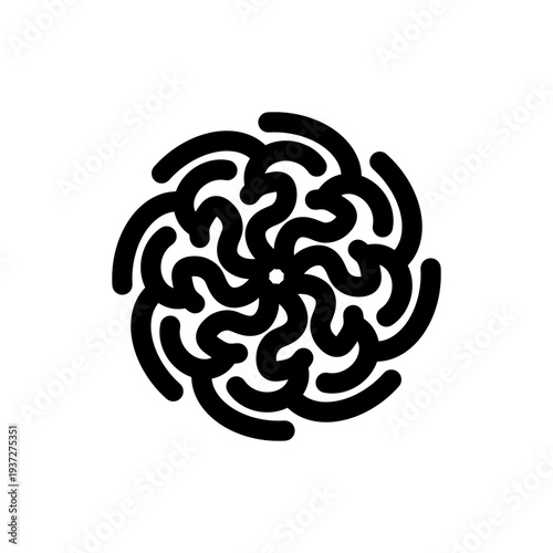 Patterned Minimal Circle Design Crop Circle Design 43