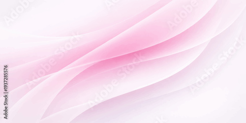A soft flowing pink silk wave design with a smooth satin fabric texture creates a decorative purple abstract vector background and textile art backdrop