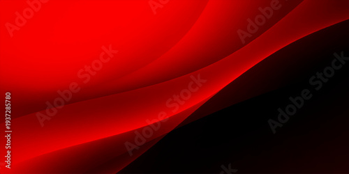Abstract red silk background with dynamic waves and soft satin curves creating an artistic motion pattern for a vector wallpaper design