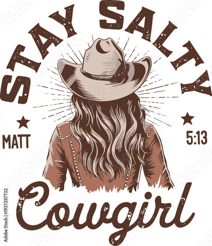 Stay Salty Cowgirl Svg