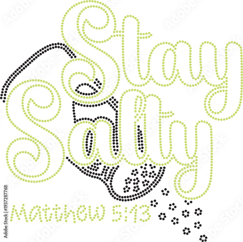 Stay Salty SVG, Stay Salty Salt Of The Earth Matthew 5 13 Svg