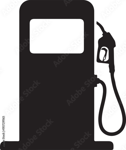 fuel pump icon with transparent background