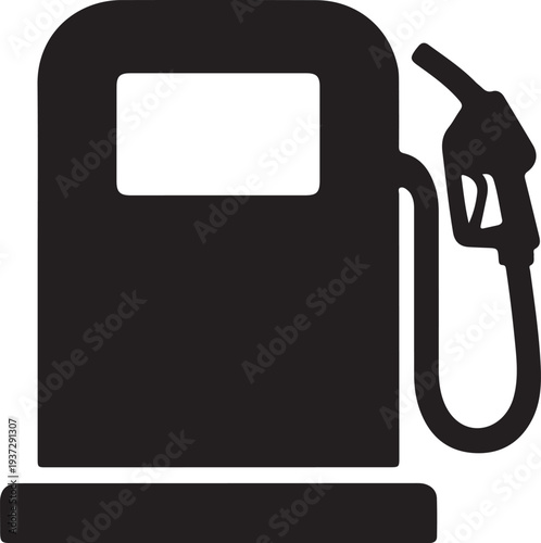 fuel pump icon with transparent background