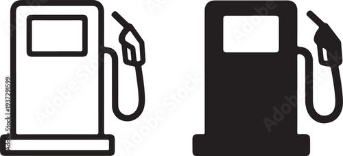 fuel pump icon with transparent background