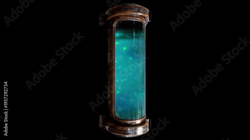 Boiling liquid motion timer oil hourglass 30 second animation