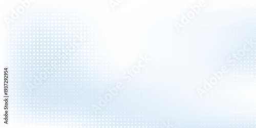 Abstract dotted light blue background with sheer waves. Halftone pattern illustration on white simplicity art