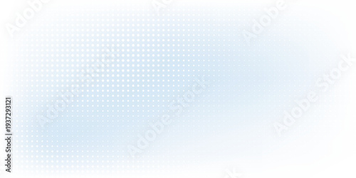 Abstract dotted light blue background with sheer waves. Halftone pattern illustration on white simplicity