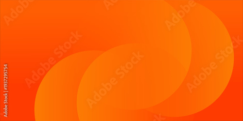 Abstract minimal background with orange color. Dynamic shapes composition. Eps10 vector