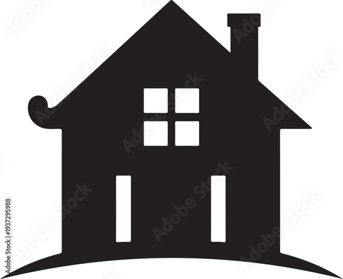 Home care icon in flat style. Hand hold house vector illustration on white isolated background