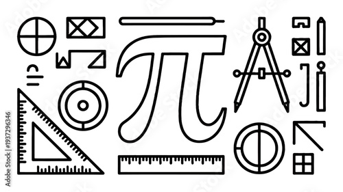 Math symbol composition.