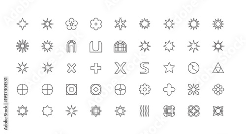 Set of 30 web interface icons vector