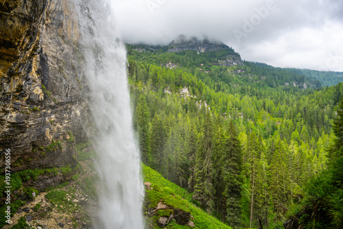Immerse yourself in the beauty of Johannes Waterfall located near Obertauern, Austria. Surrounded by lush greenery and dramatic mountain landscapes, this natural wonder captivates visitors.