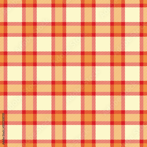 Quadro su tela A classic, warmtoned plaid pattern