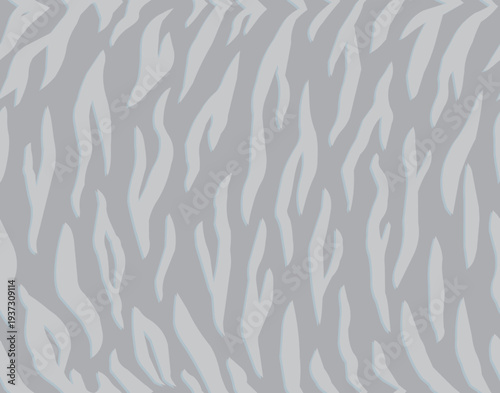 Full Seamless zebra stripe pattern. Soft grey and light gray animal print background with smooth shaded texture. Nice for neutral fabric, bedding, wallpaper, and calm decor.