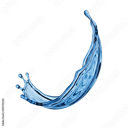 Microscopic view of a blue protozoan organism