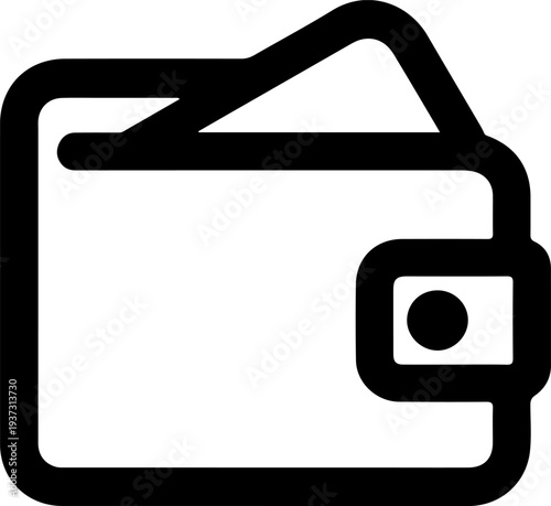 black folder with a tab and a label