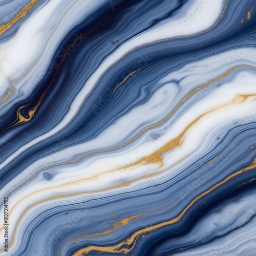 Abstract marble pattern with gold accents