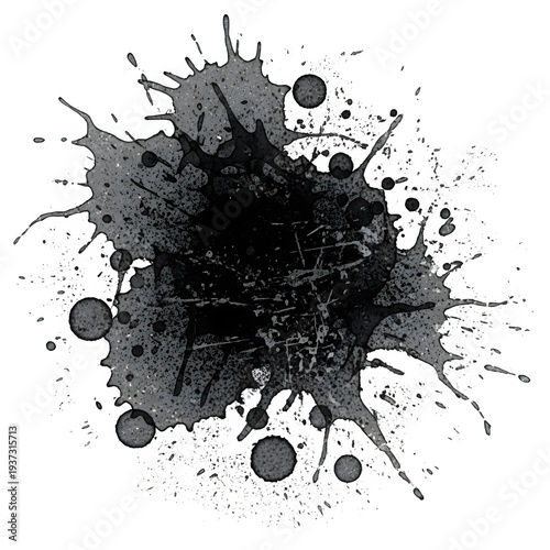 Grey cellular structure on black background