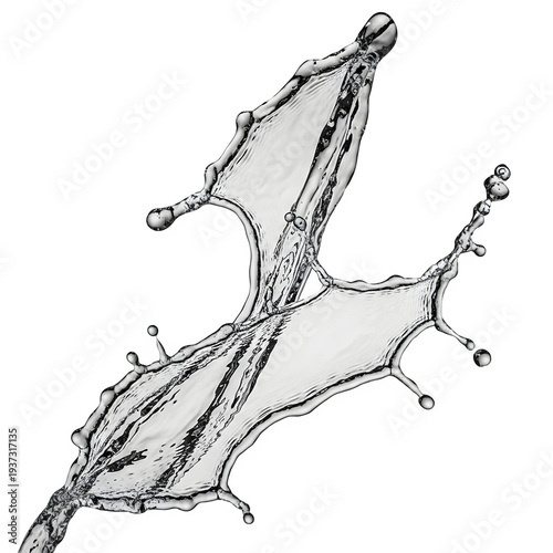 Neuron cell with dendrites and axon terminals