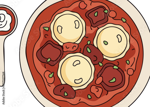 Delicious homemade pizza with melted cheese.