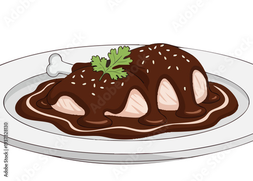 Delicious meatloaf with rich brown gravy.