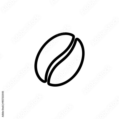 Simple Coffee Bean Icon
