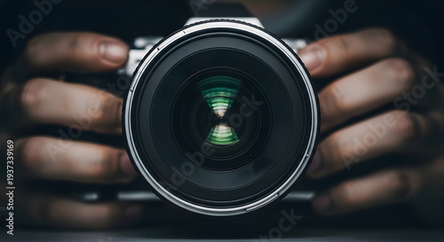 Foto camera in hand