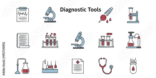 Sepsis Blood Infection Diagnostic Icon
